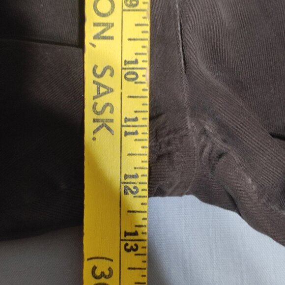 Tabi Anne Corduroy pants women's size 14 brown colour high-rise straight leg - Picture 14 of 15